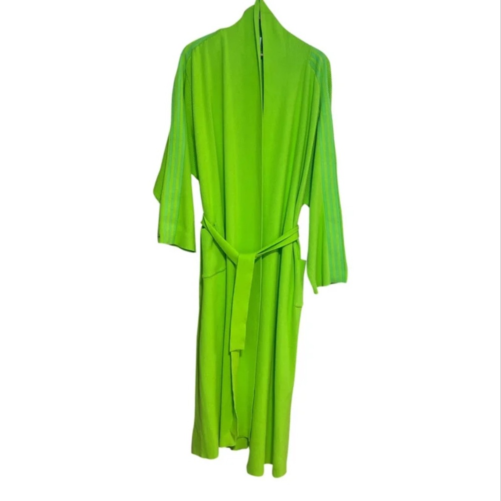 Ivy Park Vibrant Green Ribbed Sweater coat